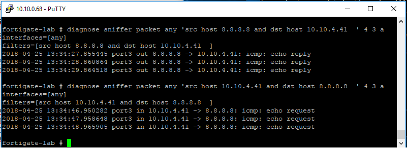 diagnose sniffer packet any 'src host 