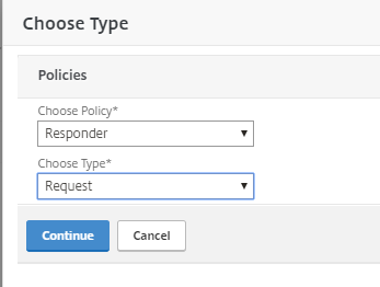 responder policy choose
