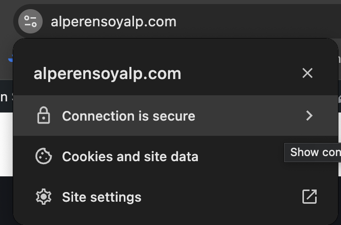 chrome secure website