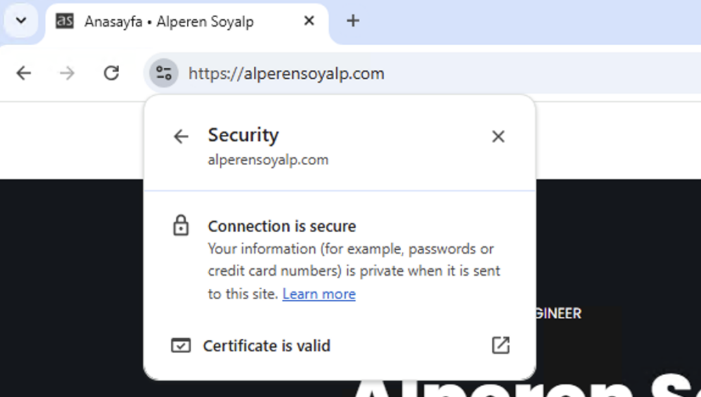 HTTPS trusted website